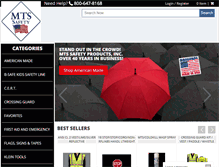 Tablet Screenshot of mts-safety.com